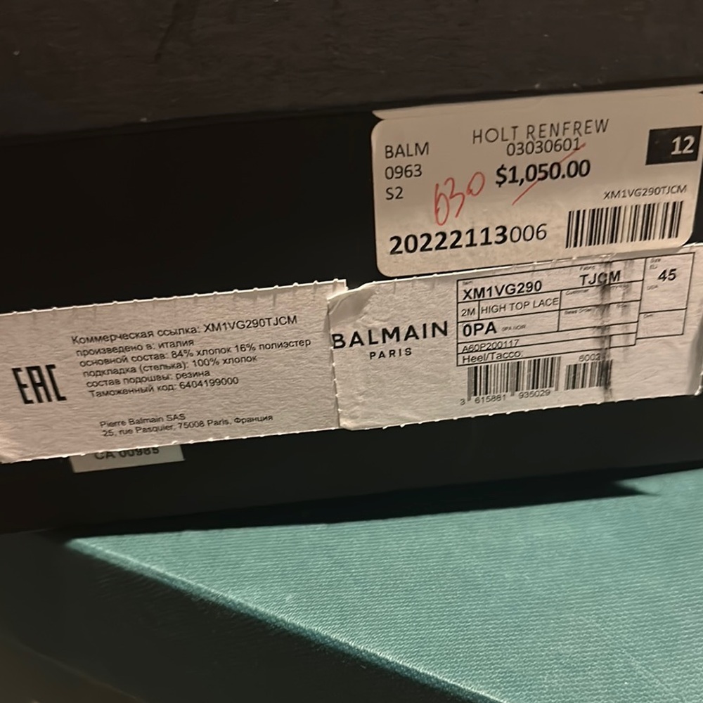 Balmain HighTops - Picture 2 of 6